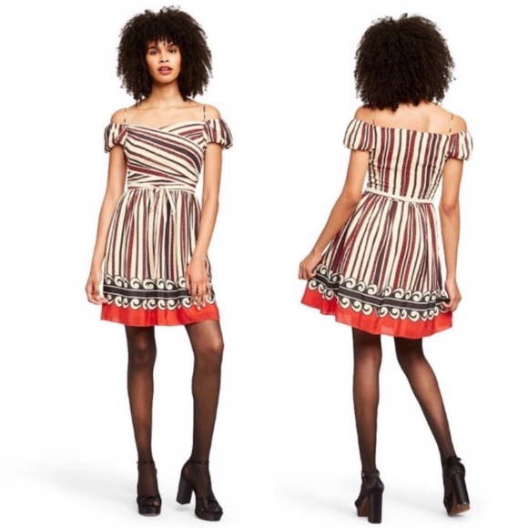 ANNA SUI x Target Silk Retro Print Mini Dress - Picture 10 of 10